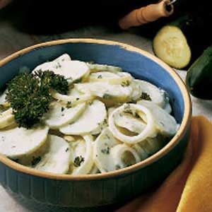 Cucumbers in Cream