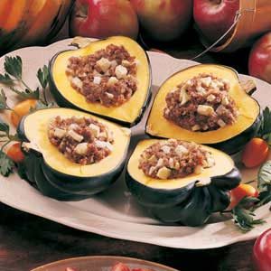 Sausage ‘n’ Apple Baked Squash