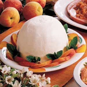 Frozen Peach Dessert