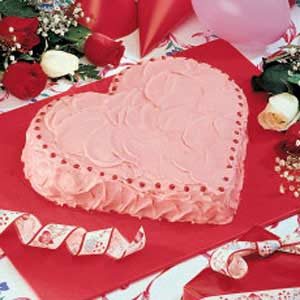 Strawberry Heart Cake