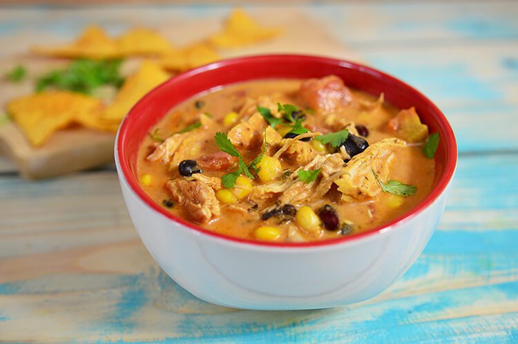 Chicken enchilada stew