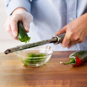 Microplane Jalapeno peppers