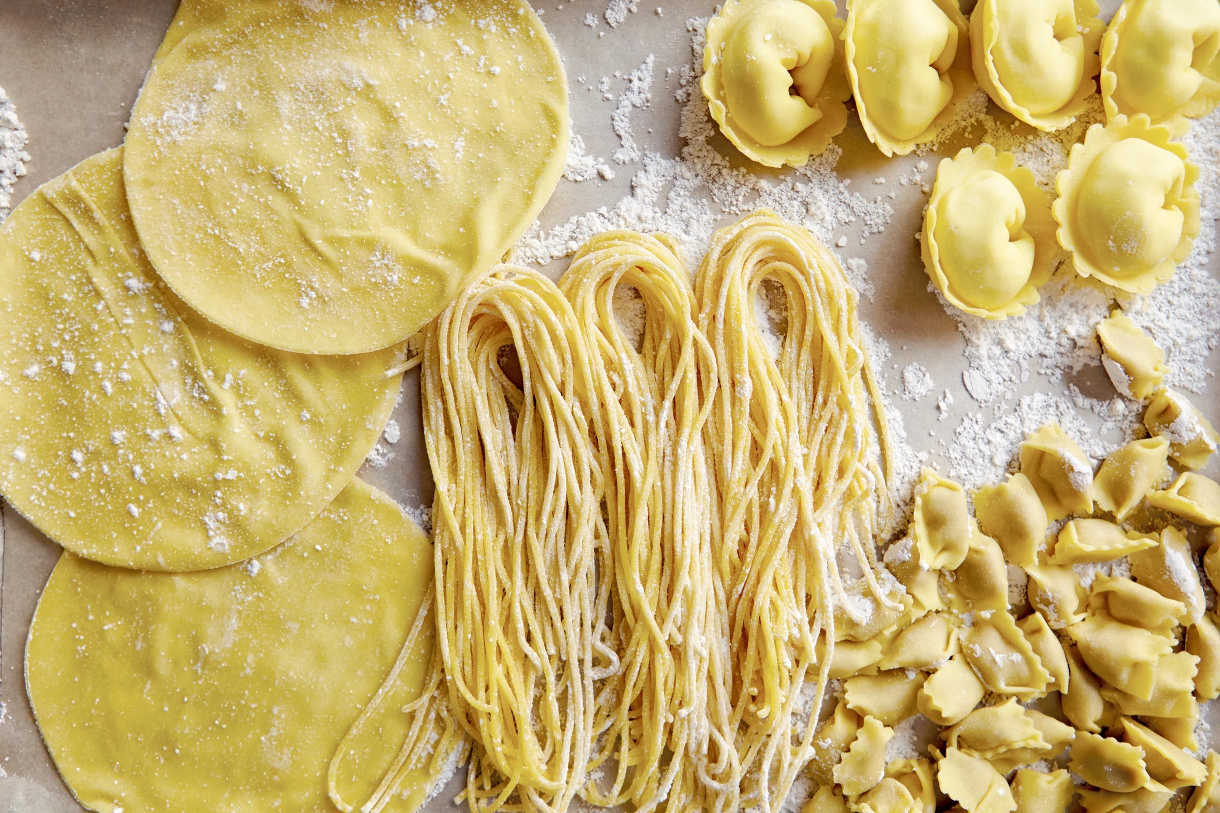 variety of gluten free pasta shapes