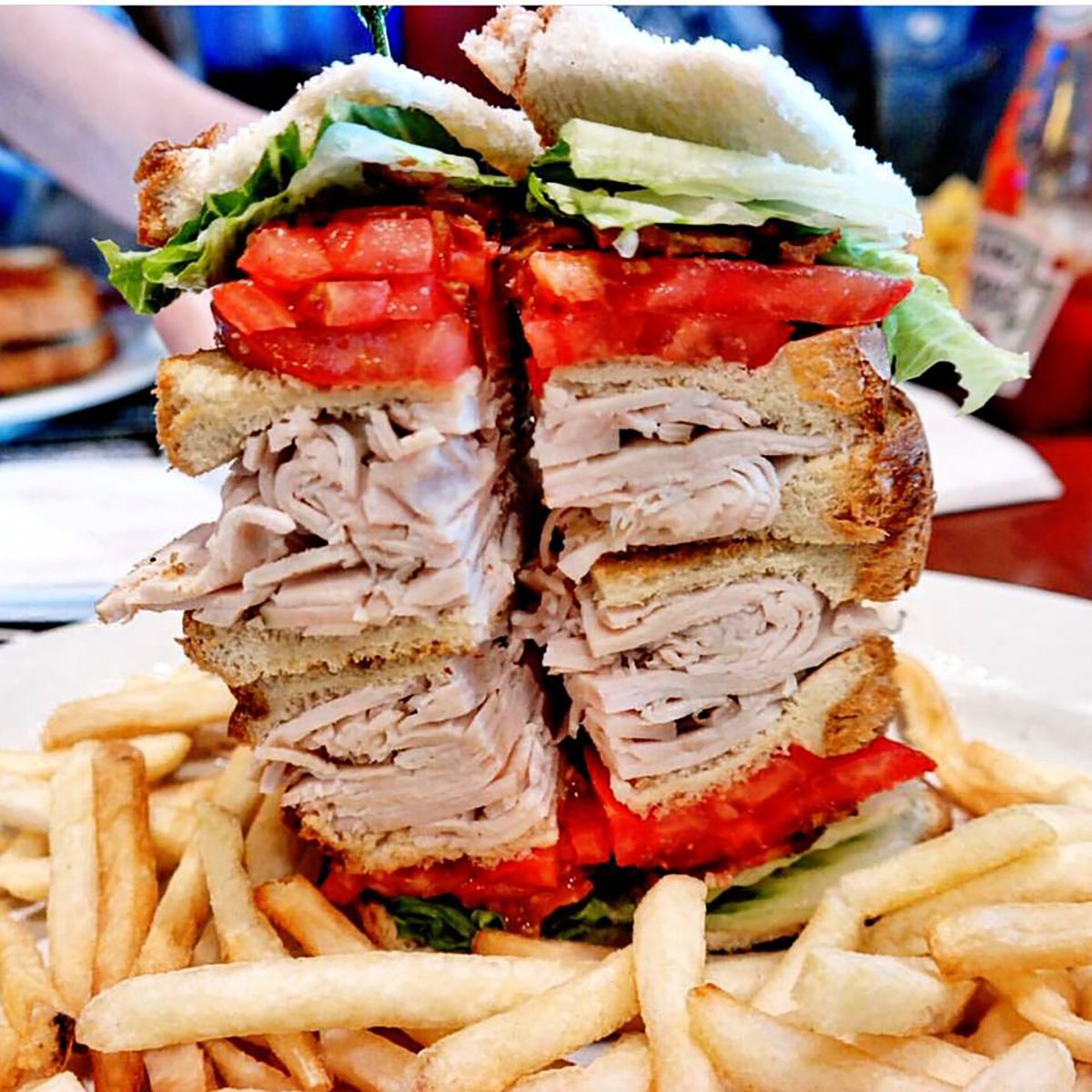 Large sandwich at the Marietta Diner in Georgia