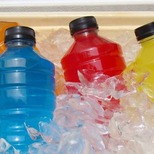 Sports Energy Drinks On Ice