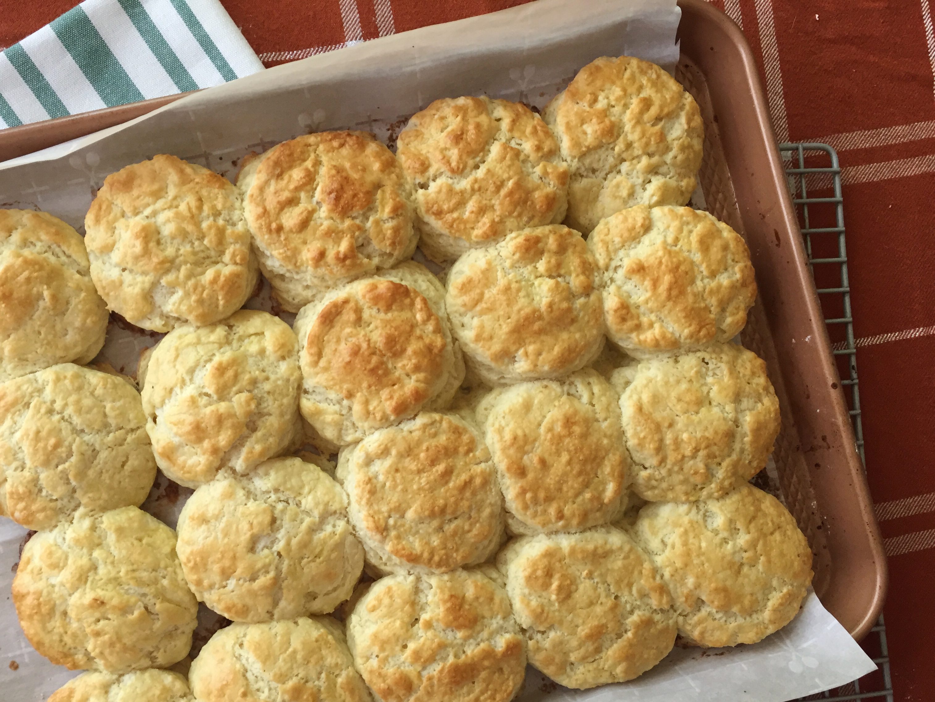 Homemade buttermilk biscuits