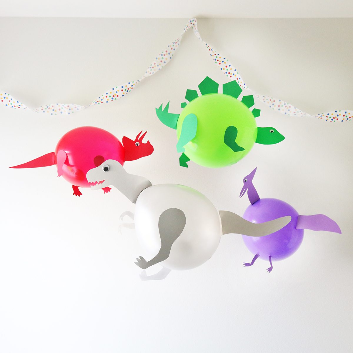 Dinosaur balloons