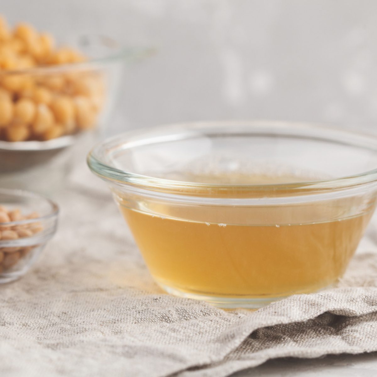 Chickpea broth - aquafaba.