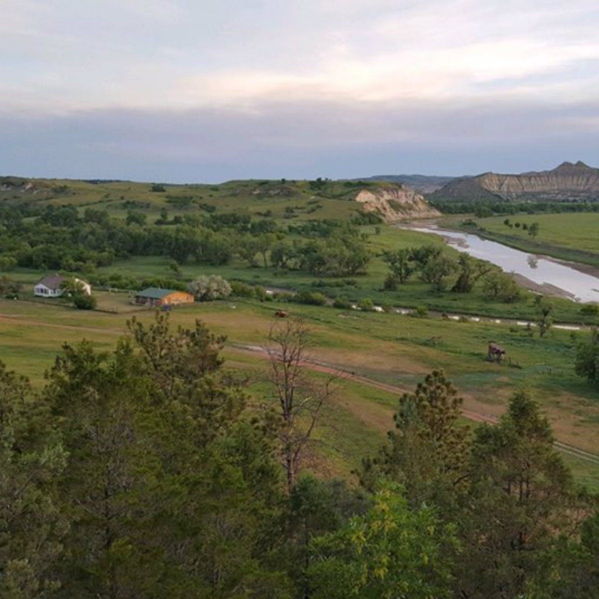 logging camp ranch farm tour north dakota