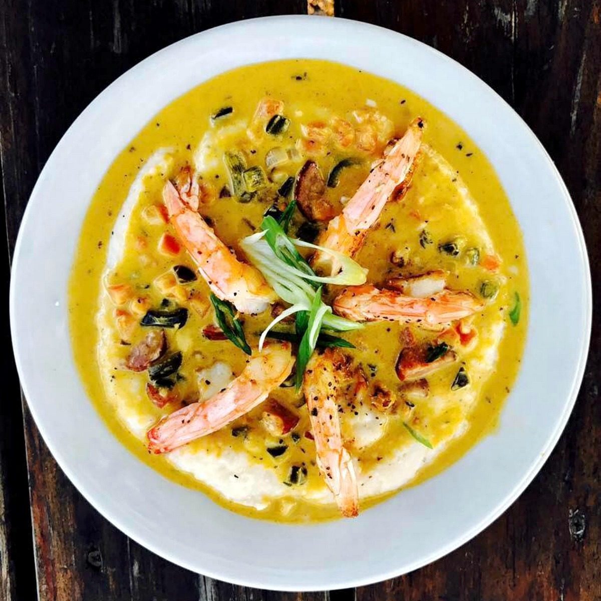 Close-up of a soup at Dahlia Cafe