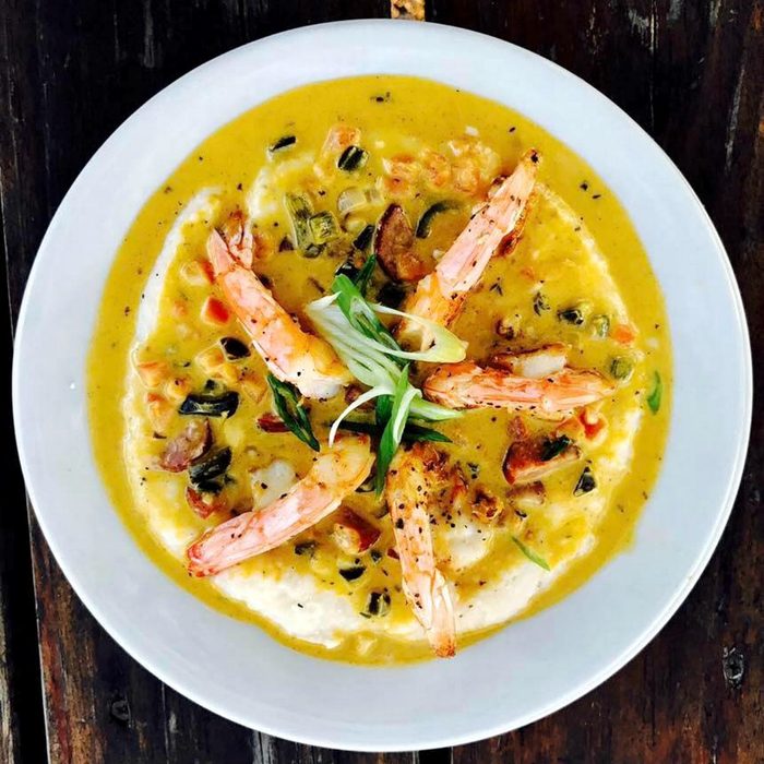 Close-up of a soup at Dahlia Cafe