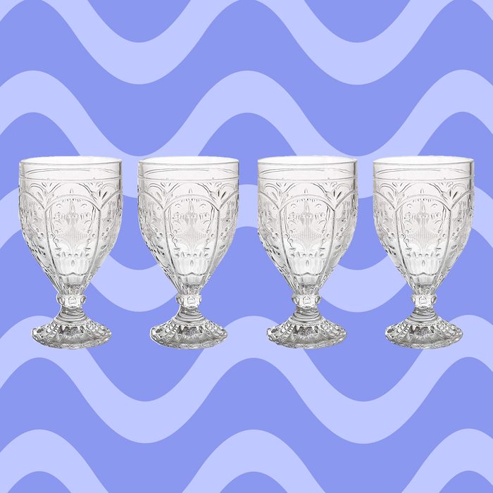 Trestle Glasses Collection, (Set of 4), Clear