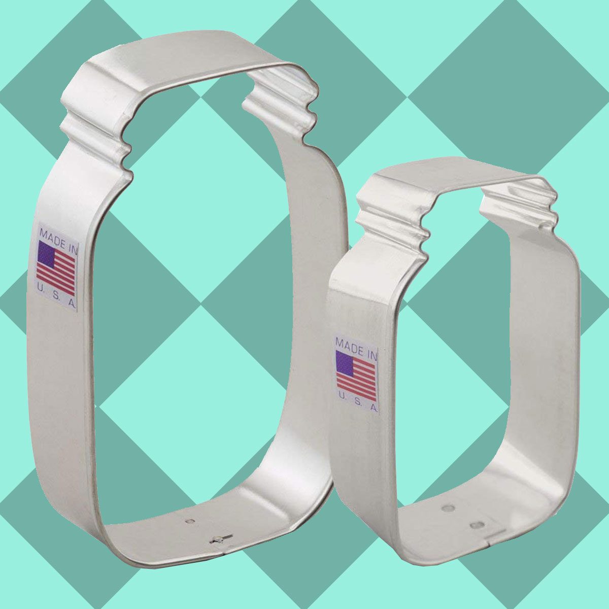 Ann Clark Mason Jar Cookie Cutter Set - 2 Piece - 3 1/2