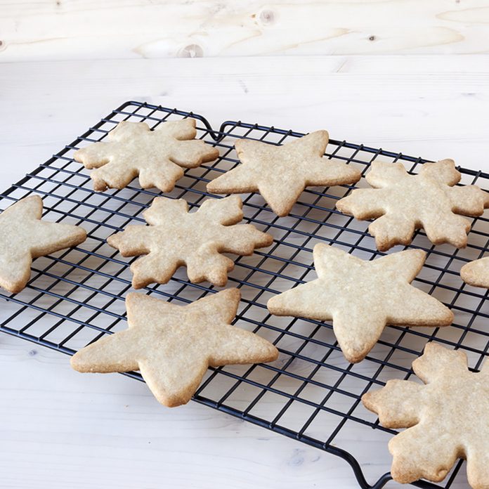 Sugar Cookies on a Cooling Rack