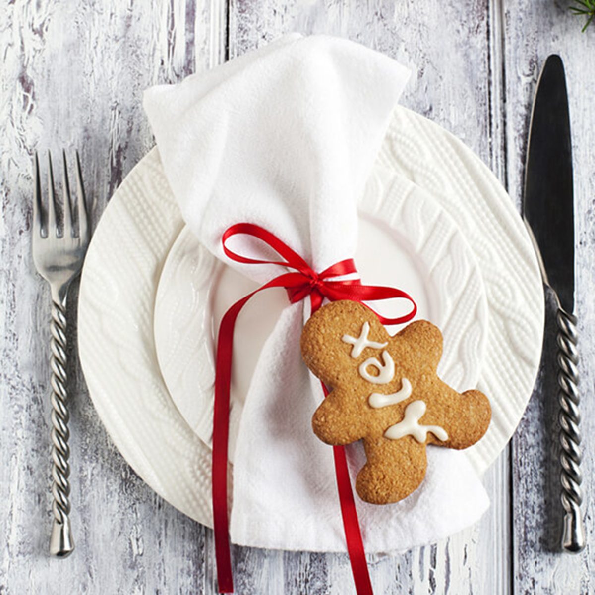 Gingerbread place markers