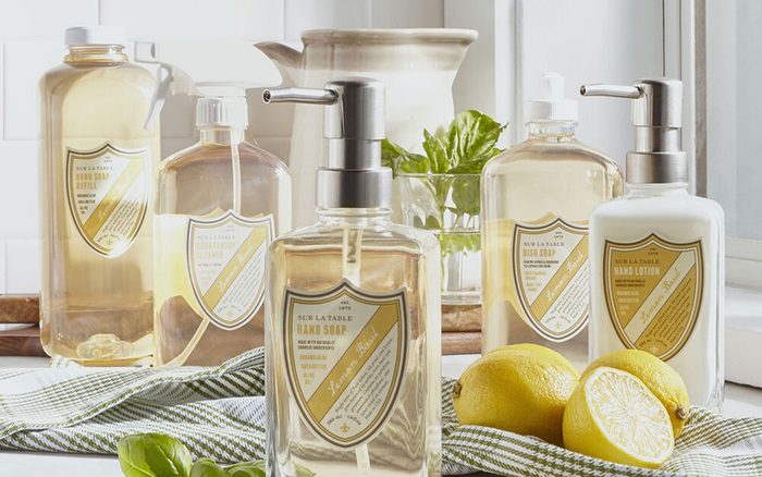 cheap gifts for mom Sur La Table Lemon Basil Hand Soap 1