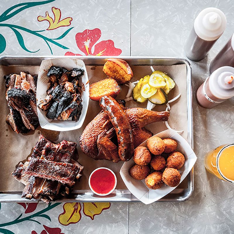 Salvage Bbq Platter In Maine