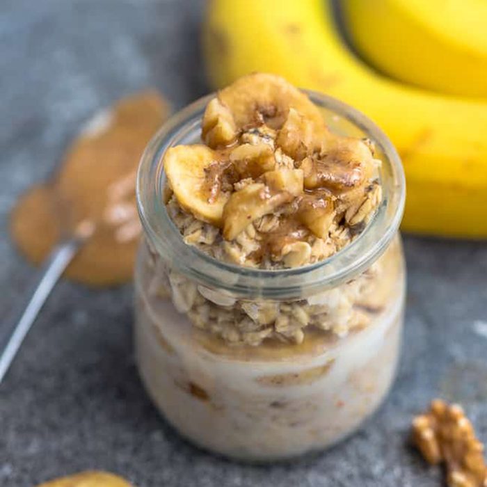 Banana nut overnight oats