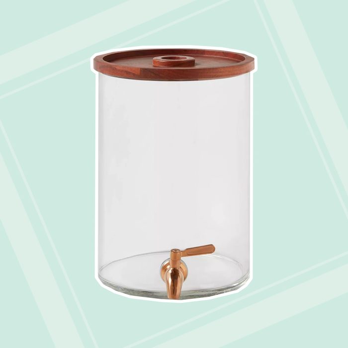 2gal Glass Modern Beverage Dispenser Threshold