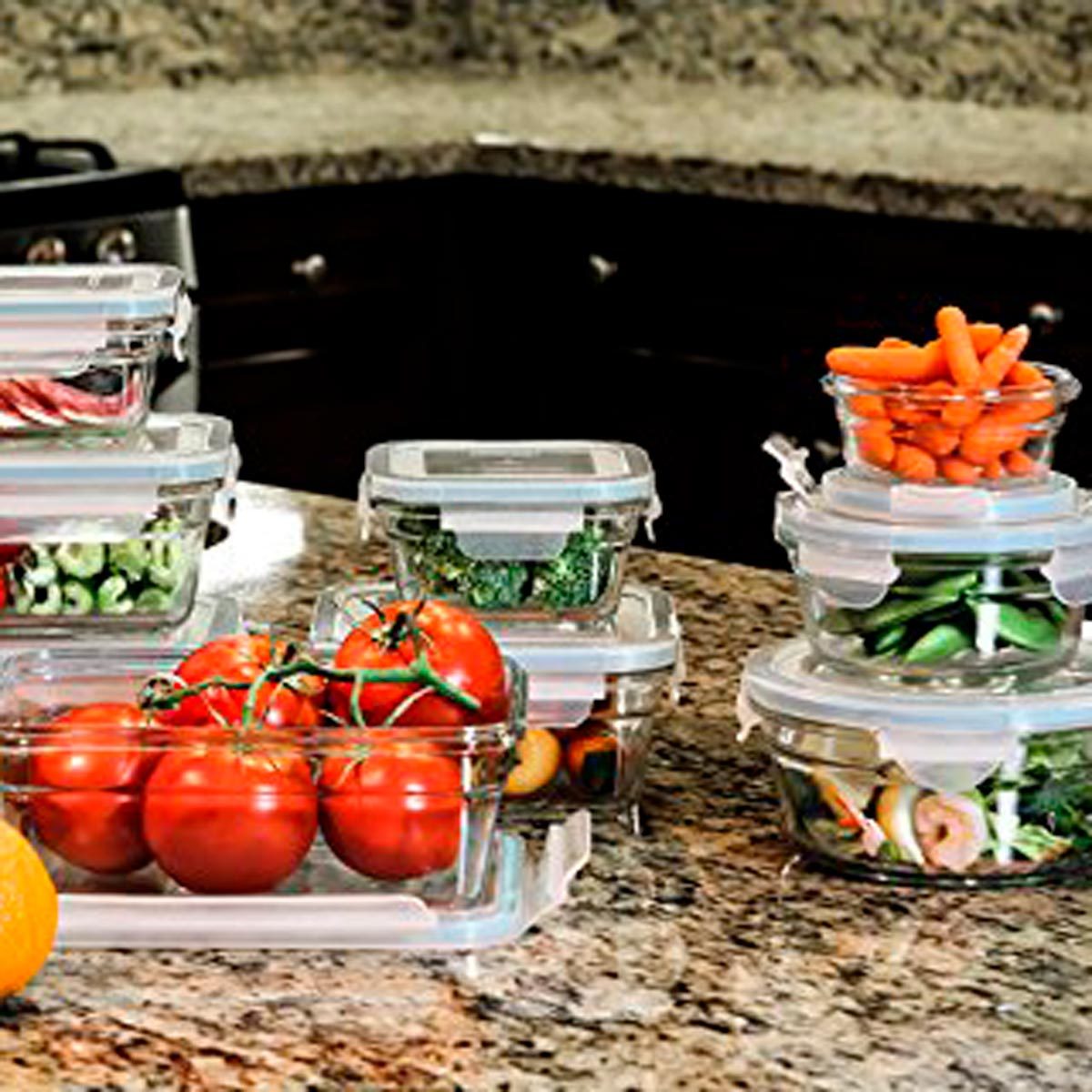 Glasslock 18-Piece Oven-Safe Container Set