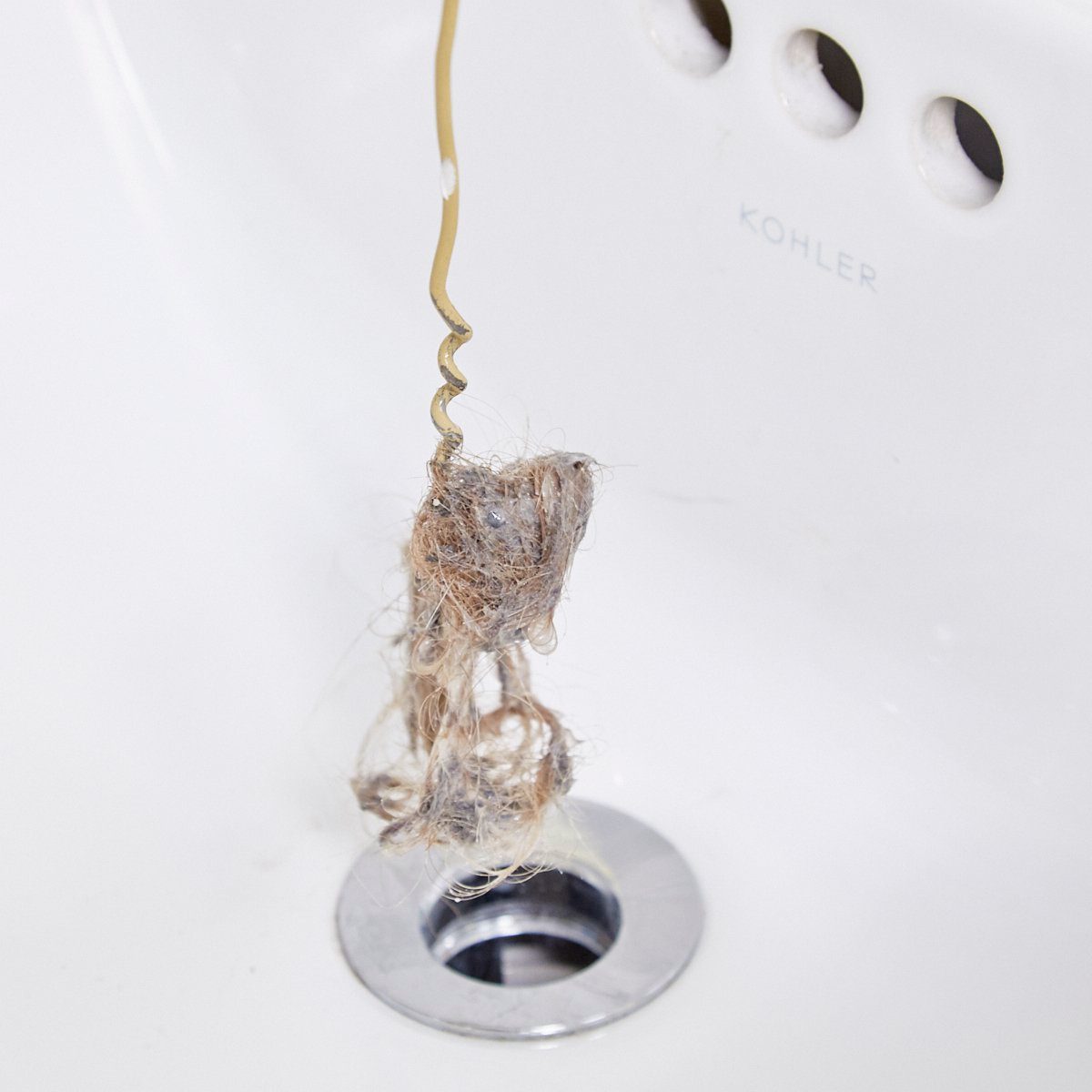 Removing clog from drain