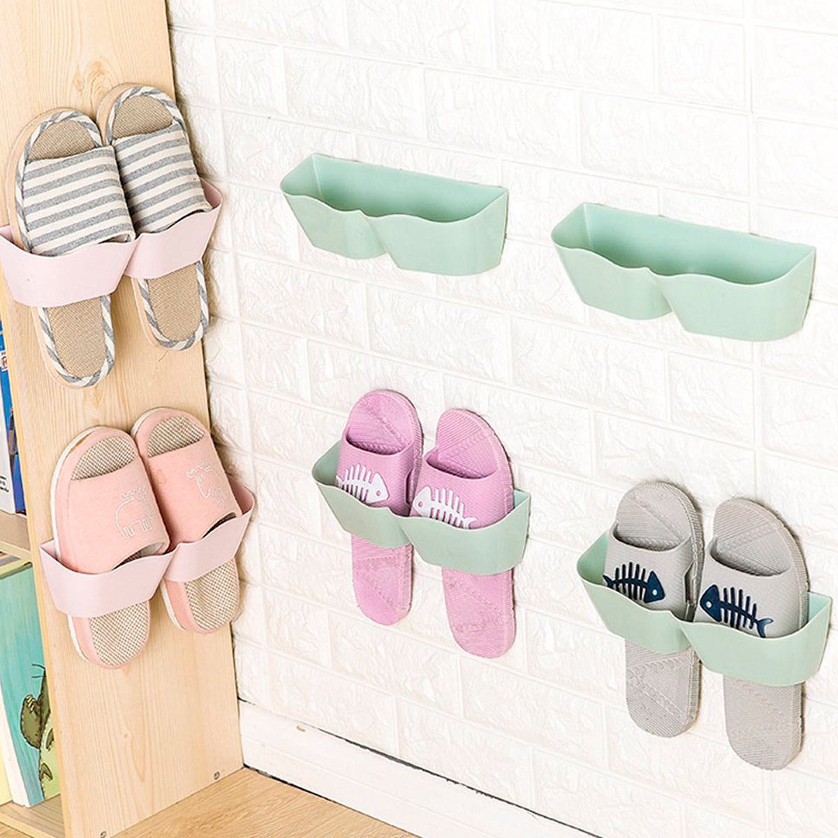 Stick-On Shoe Holders