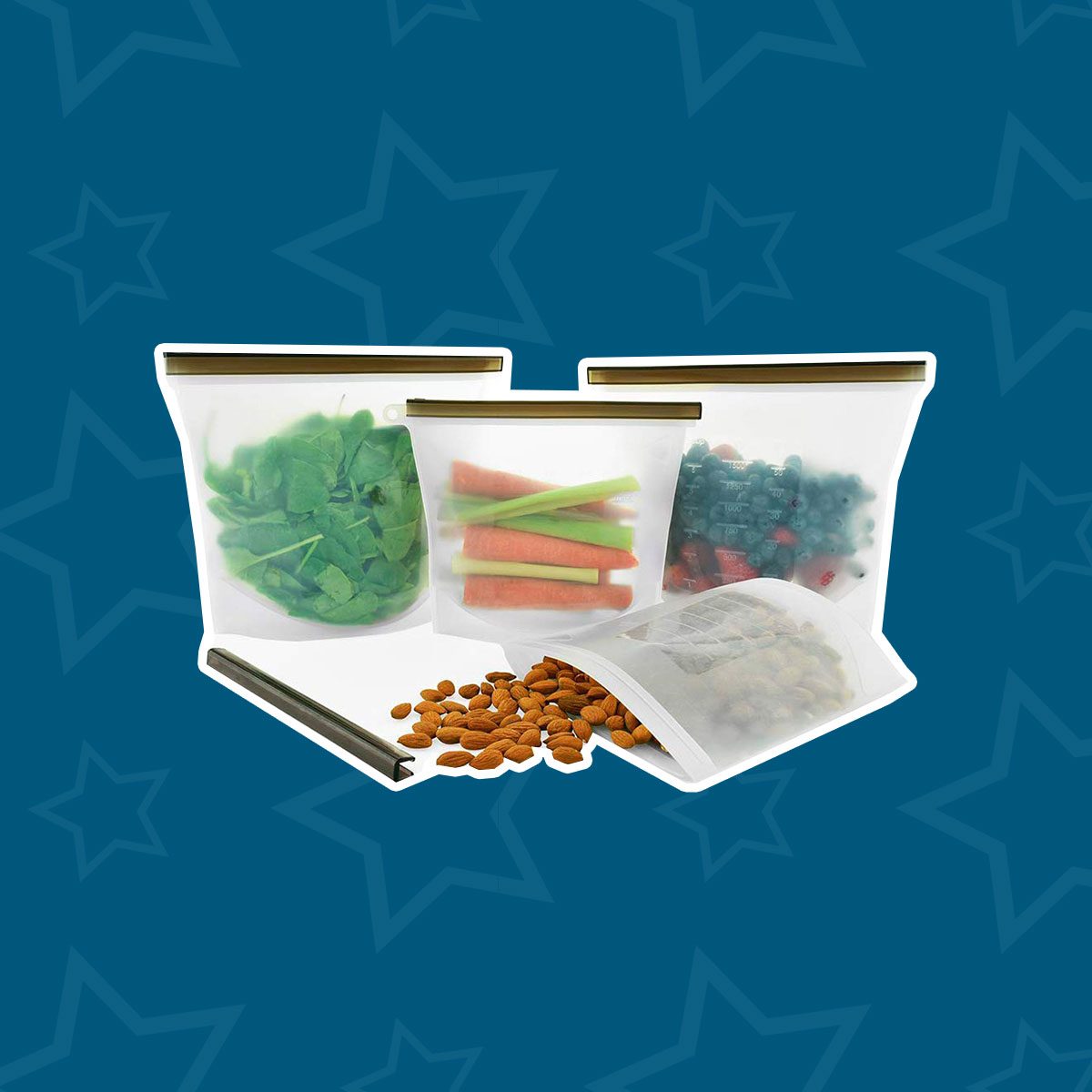 Reusable Silicone Food Storage Bags