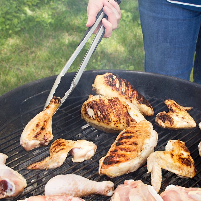 grill chicken wings, thighs and more