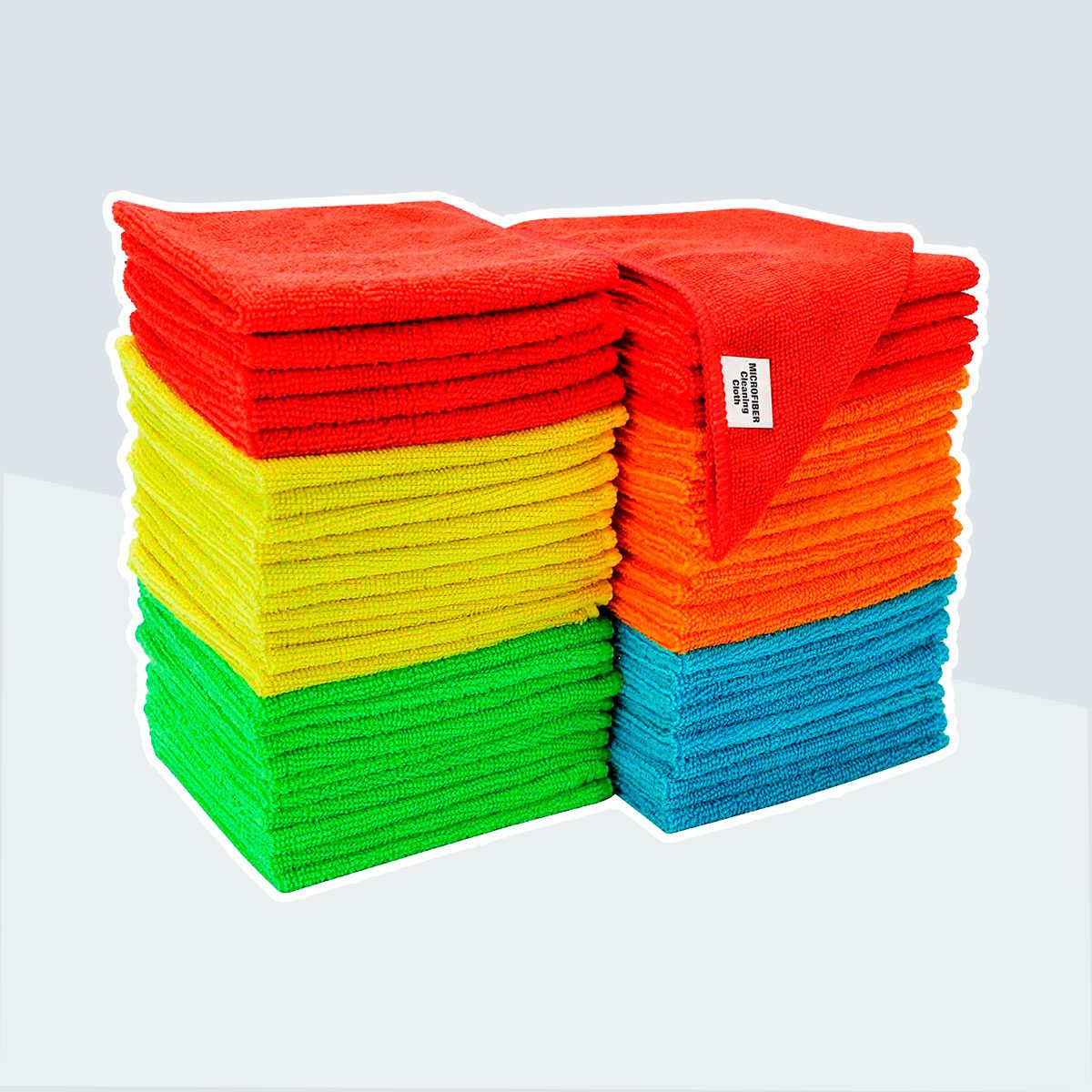50 Microfiber Cleaning Cloths