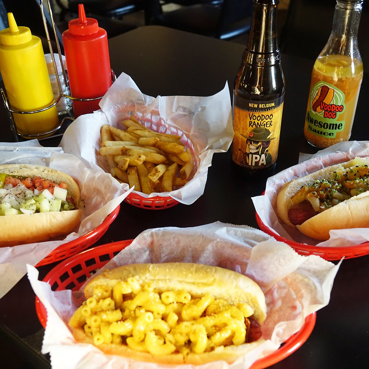 VooDoo Dogs table spread