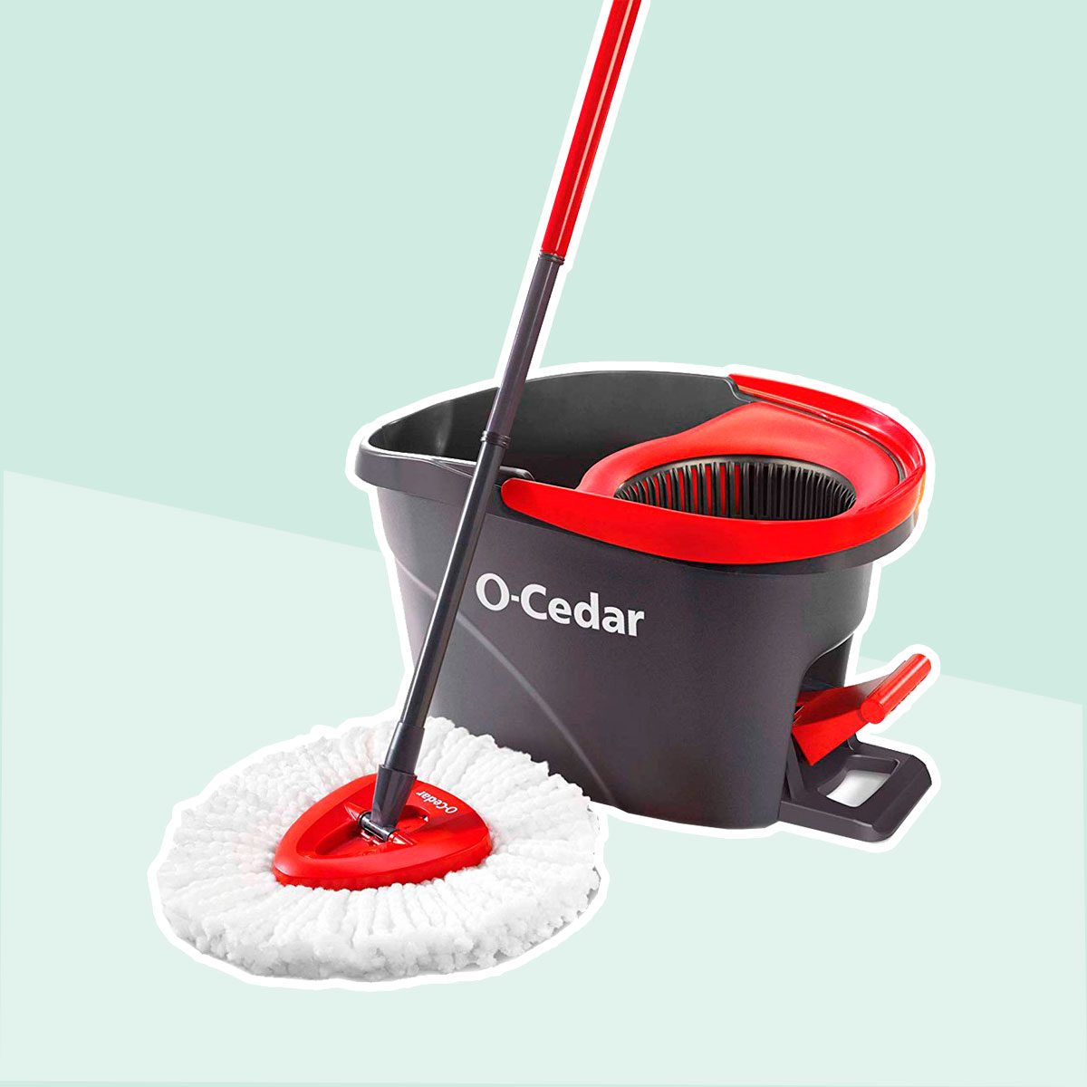 O-Cedar EasyWring Microfiber Spin Mop & Bucket Floor Cleaning System