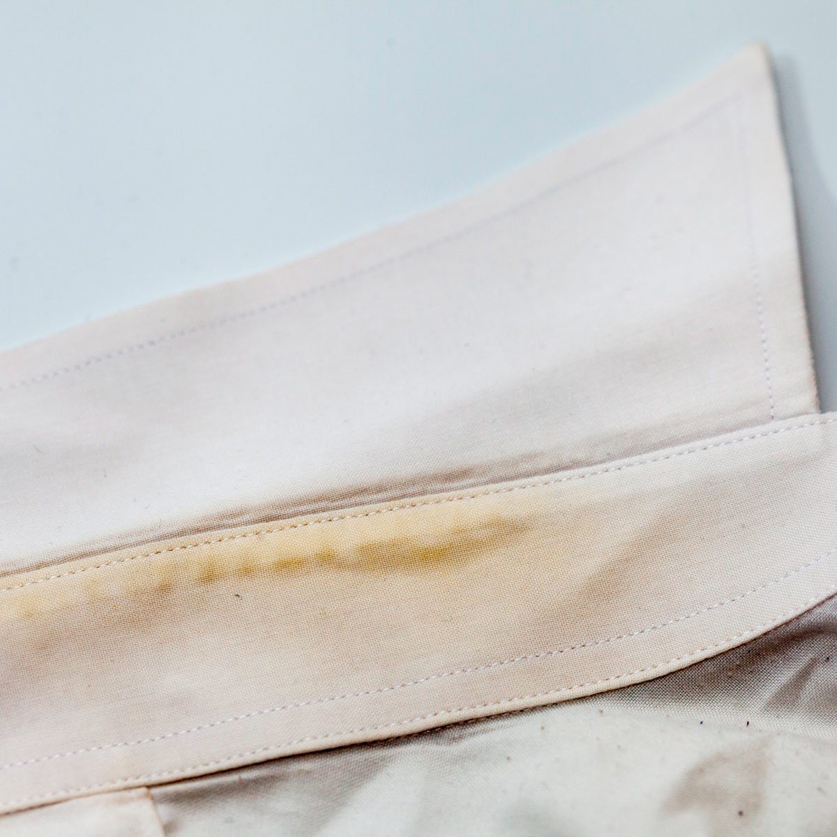 Stained white clothes