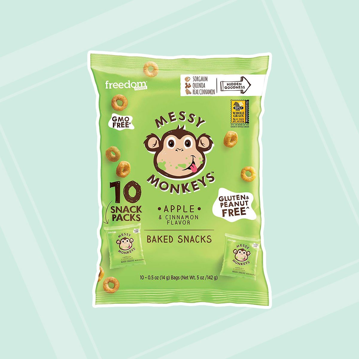 Messy Monkeys Apple & Cinnamon Whole Grain Bites