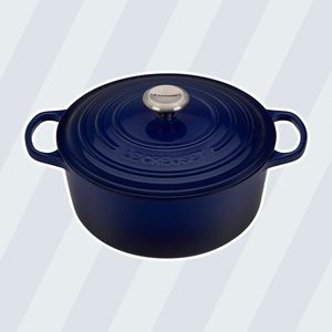 Le Creuset 5 1/2 QT Round Cast-iron Dutch Oven - Indigo