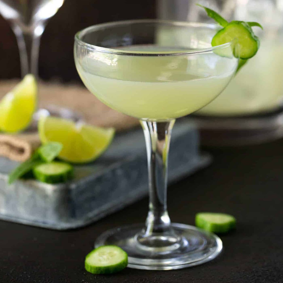 Cucumber Vodka Gimlet