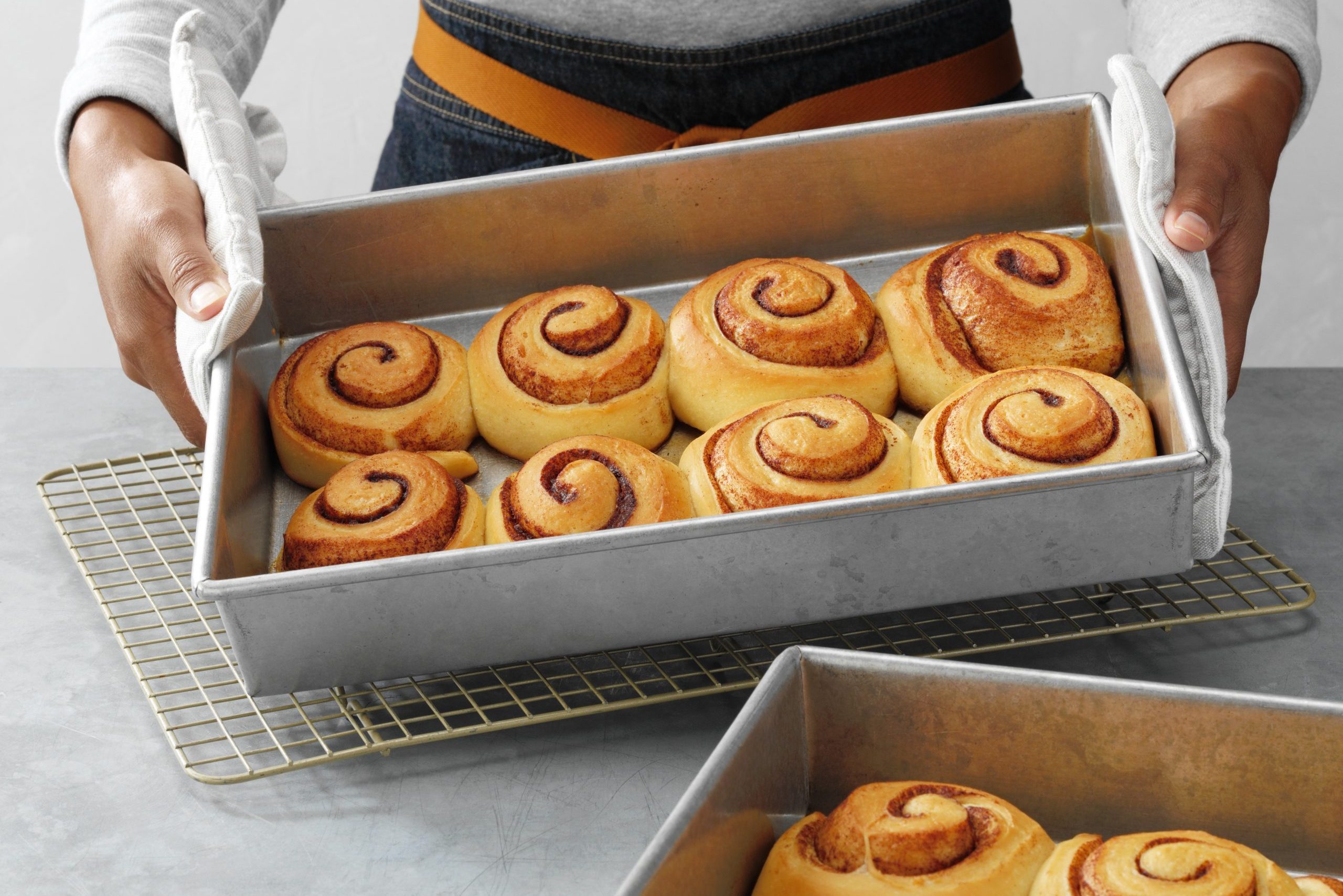 How to make Taste of Home's contest winning Best Cinnamon Rolls recipe; step 4 of 5; bake until golden brown