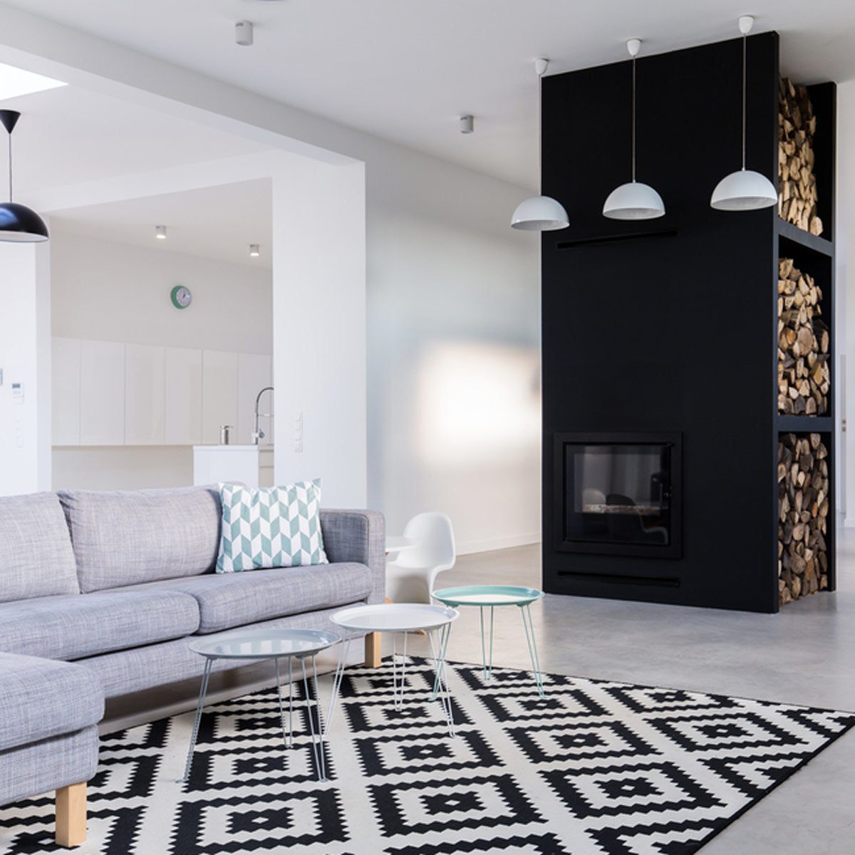 shutterstock_517862173 wood storage fireplace