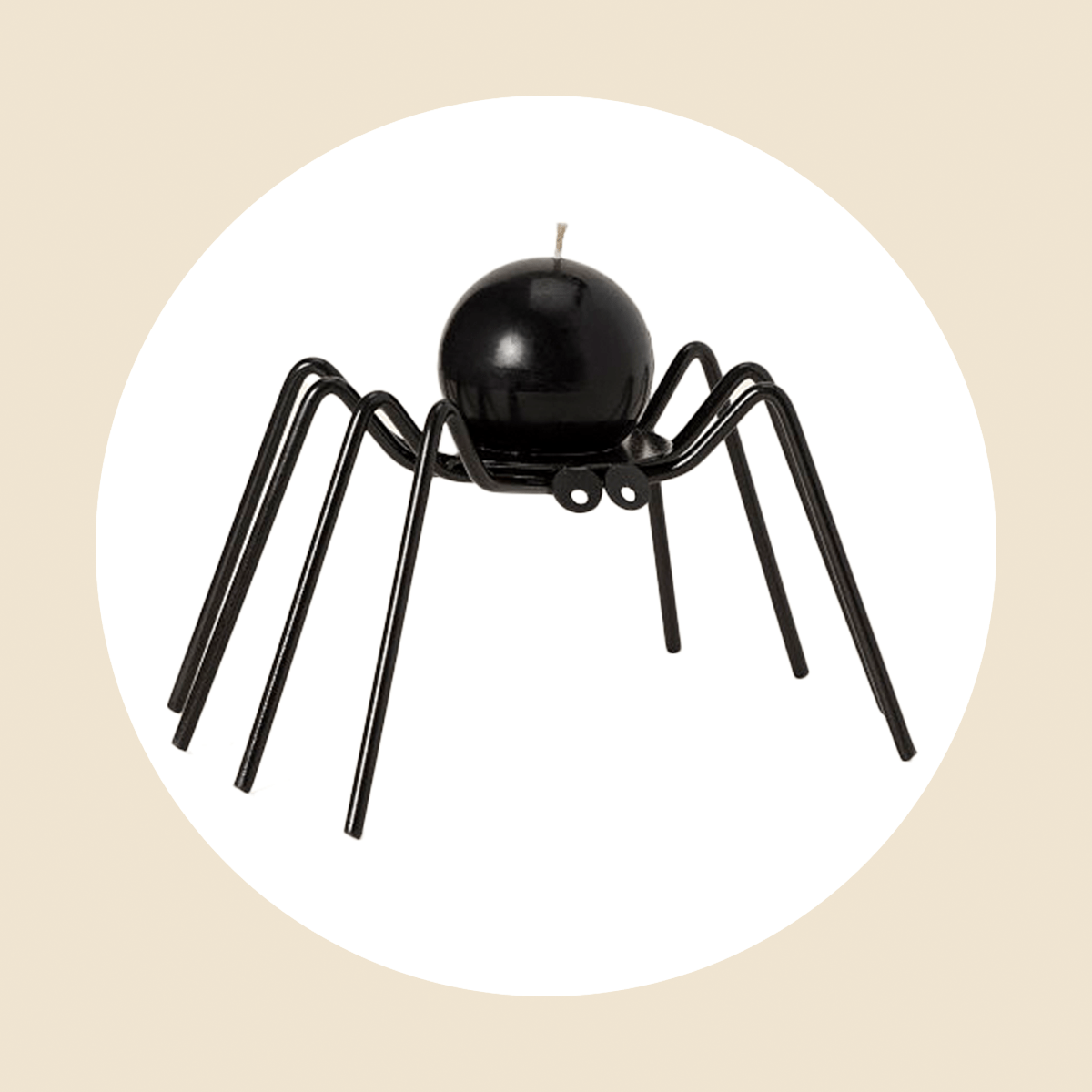 Spider Candle And Holder