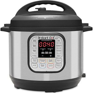 Instant Pot DUO60 6 Qt 7-in-1 Multi-Use Programmable Pressure Cooker, Slow Cooker, Rice Cooker, Steamer, Sauté, Yogurt Maker and Warmer