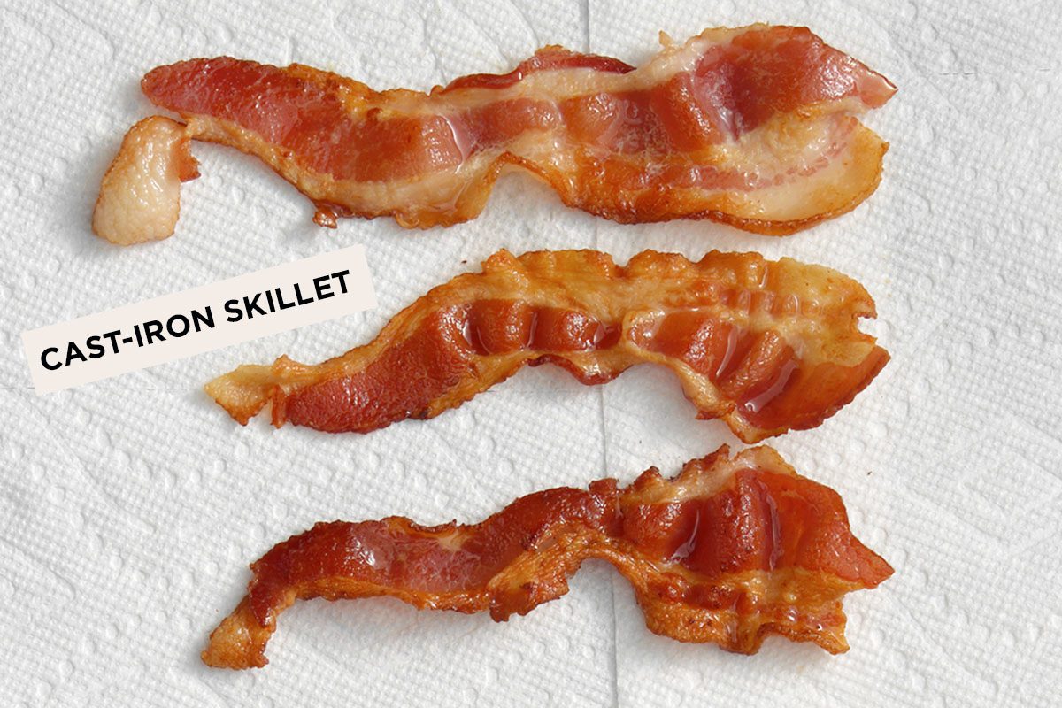 BACON 15 WAYS, cast iron skillet