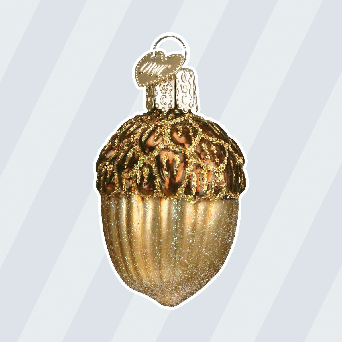 Old World Christmas Glass Blown Ornaments for Christmas Tree Acorn