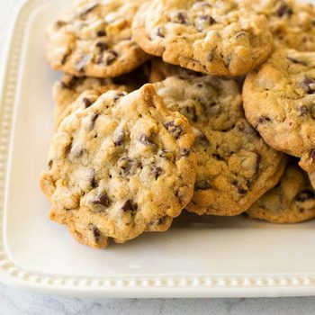 Doubletree Chocolate Chip Cookies On Plate