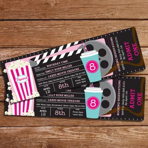 Movie Ticket Invitation