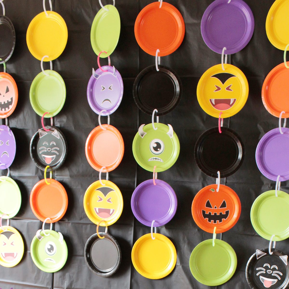 DIY paper plates photo background