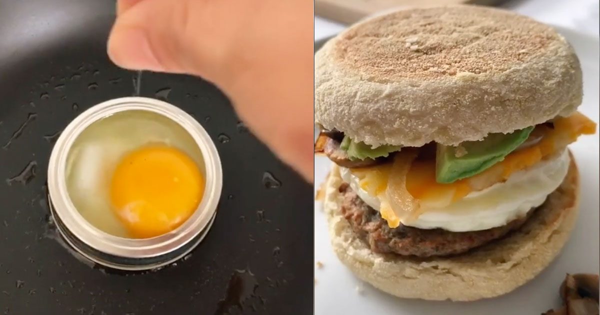 How to Use a Mason Jar Lid to Create the Perfect Egg Sandwich