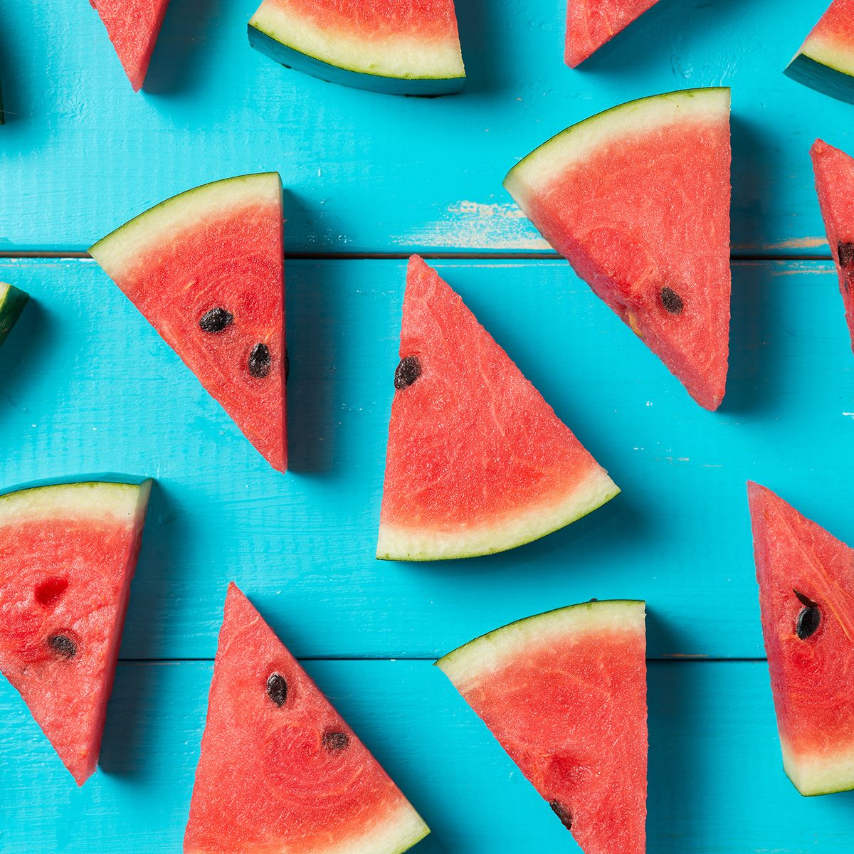 Full Frame Shot Of Watermelons On Table