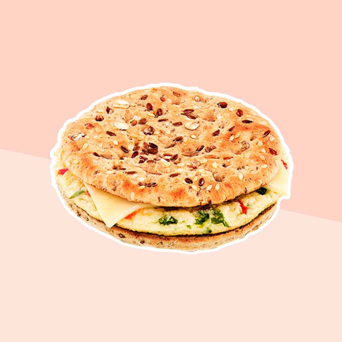 VEGGIE EGG WHITE OMELET from Dunkin Donuts