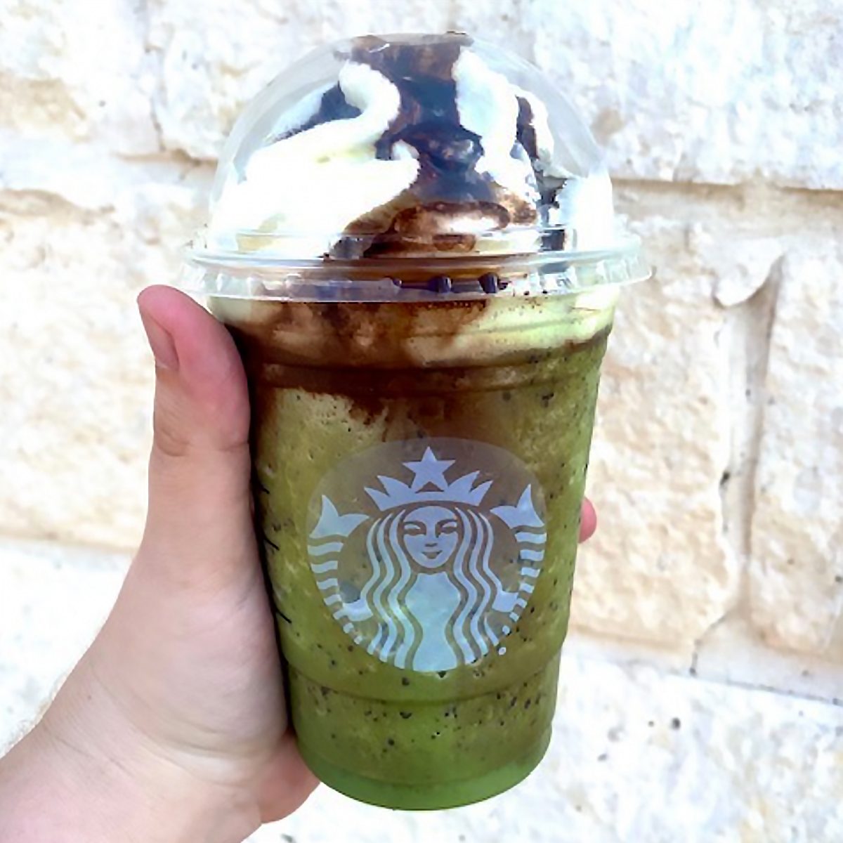 FRANKENSTEIN FRAPPUCCINO FROM STARBUCKS square crop