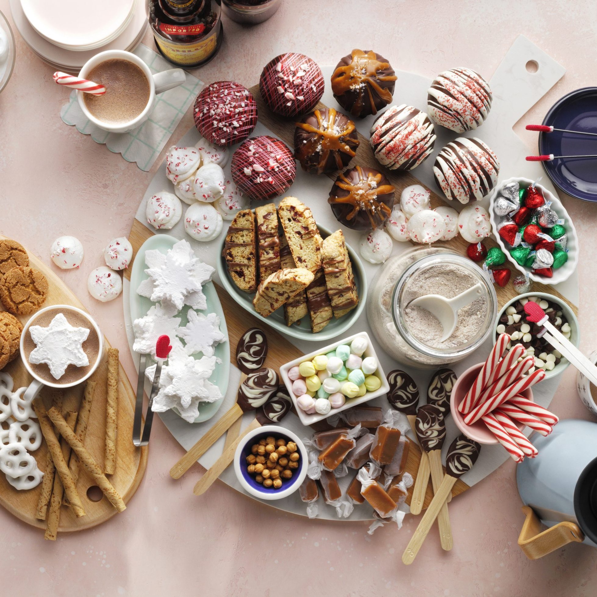 hot chocolate charcuterie board