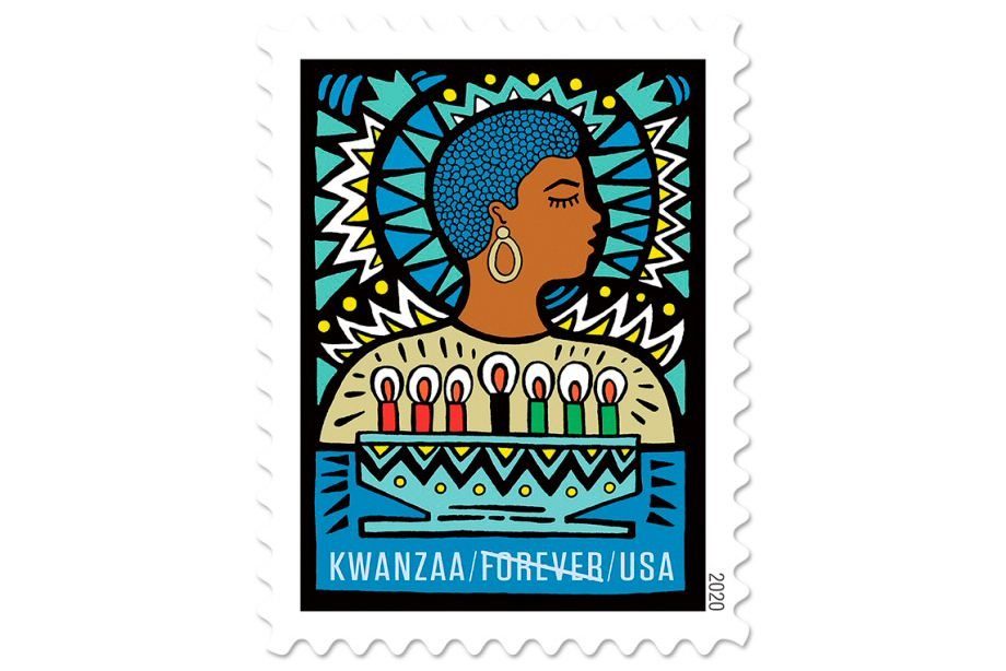 kwanzaa postage stamp